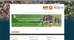 Desktop Screenshot of kedforestry.gov.my